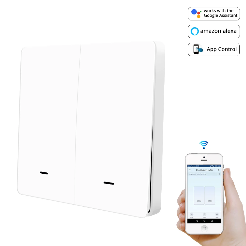 Светильник Zemismart Tuya Zigbee переключатель 2 банды 3 1 банда Настенные переключатели