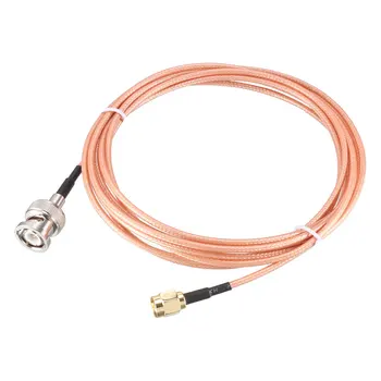 

uxcell 1PC RG316 Coaxial Cable Assembly with BNC Male to SMA Male Connectors 50 Ohm 10 ft for Indoors and Outdoors