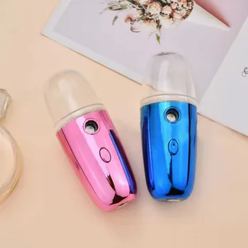 

Portable Small Air Humidifier 30ml Mini Face Spray Nano Mist Sprayer Facial Body Nebulizer Steamer Hand Disinfection