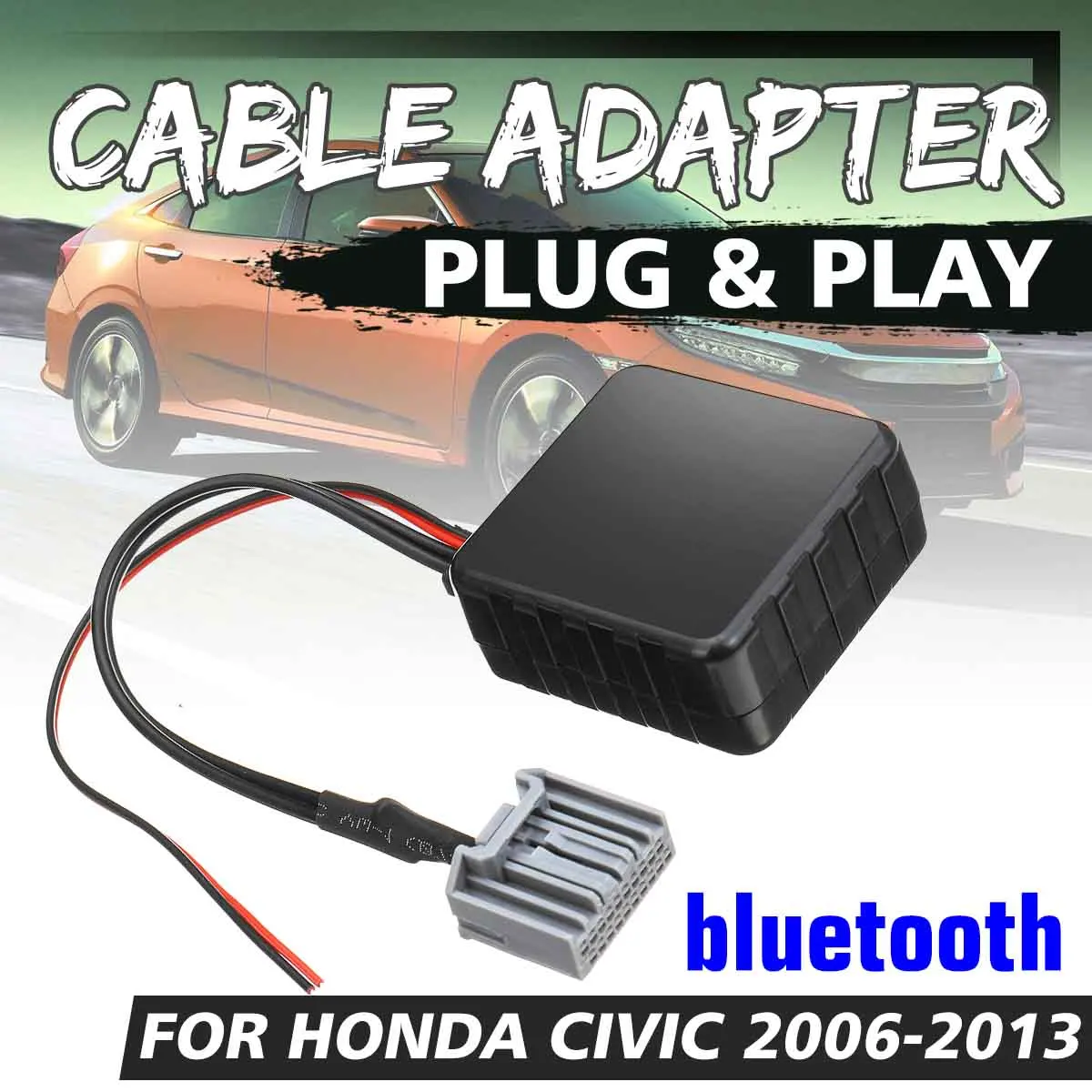 KROAK автомобильный bluetooth модуль Aux приемник кабель беспроводной адаптер для Honda Для Civic 2006-2013 CRV 2008-2013 радио медиа интерфейс