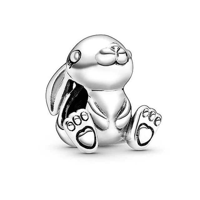 Genuine 925 sterling silver marine animal hanging bead pendant suitable for original Pandora bracelet ladies fashion jewelry CMS204a