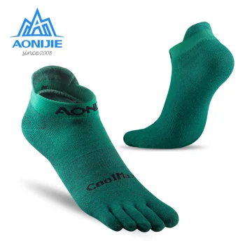 

AONIJIE One Pair Low Cut Athletic Toe Socks Quarter Socks For Five Toed Barefoot Running Shoes Marathon Sports Socks for Cycling