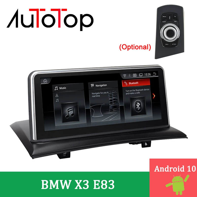 Автомагнитола AUTOTOP мультимедийный проигрыватель с экраном 10 25 &quotи GPS для BMW X3 E83 2004