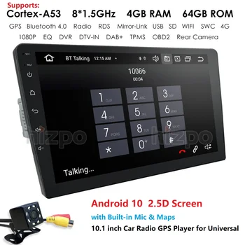 

2din Car Radio 9" & 10.1" 2.5D GPS 2 DIN Android Car Multimedia Player for Volkswagen Nissan Kia Toyota Skoda Car Stereo 4GB+64G