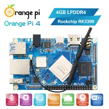 Orange Pi 4 4 go DDR4 Rockchip RK3399 Cortex-A72 double cœur + carte de développement de Cortex-A53 Quad-core prend en charge Android, ubuntu, debian(China)