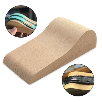 

Beech Wood Folding Molding Tool for DIY Handmade Watch Belt Leather Strap Bending Leather craft Tools 12cm*6.1cm*3.5cm