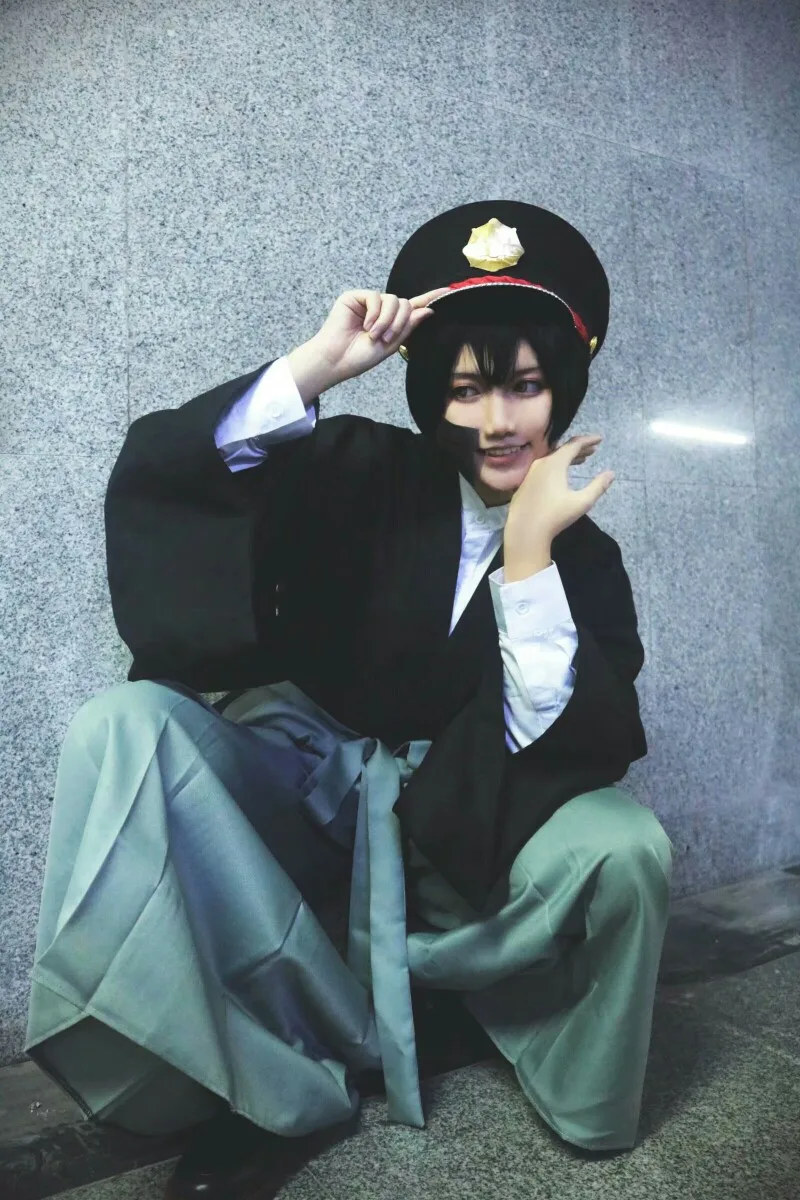 only costume Аниме унитаз Jibaku Shounen Hanako Kun Tsukasa Yugi Косплей Костюм японское кимоно Униформа Хэллоуин карнавальный костюм - Цвет: only costume