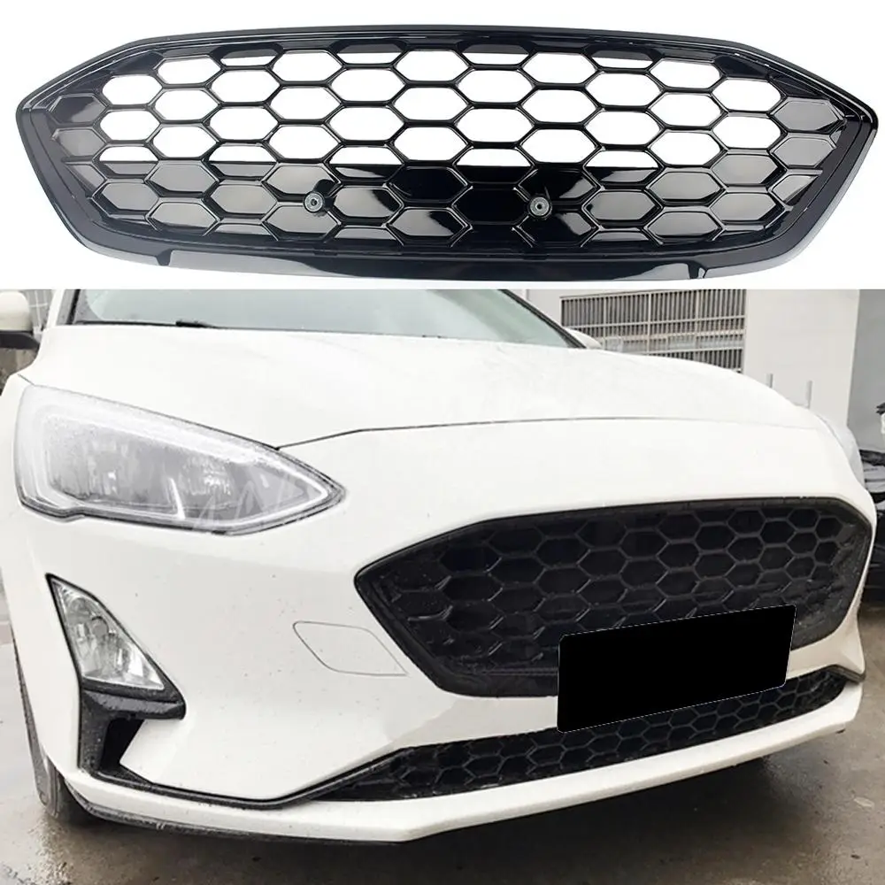 Front Grille Bumper Grill Honeycomb For Ford Focus 2019 2020 European Version | Автомобили и мотоциклы