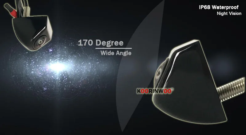 Koorinwoo HD 1028P для sony CCD170 градусов широкоугольный звездный свет объектив рыбий глаз Автомобильная камера заднего вида парковочная камера система багажника