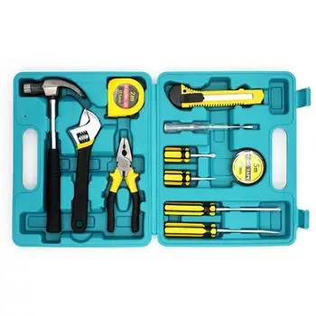 

Multifunctional Hardware Toolbox 12 Piece Set Box Tool Set Car Household Emergency Wrench Tool 8012G
