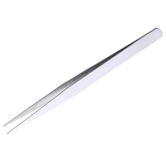 LMDZ Stainless Steel Anti-static Tweezers High Precision Anti-static Tweezers Bend Cross Tweezers Sewing Accessories Tools Straight tweezers