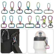 

Colorful Swivel Lobster Handbag Purse Shoulder Strap Belt Clasp Clip Trigger Buckle Key Ring Dog Chain Collar Snap Hook