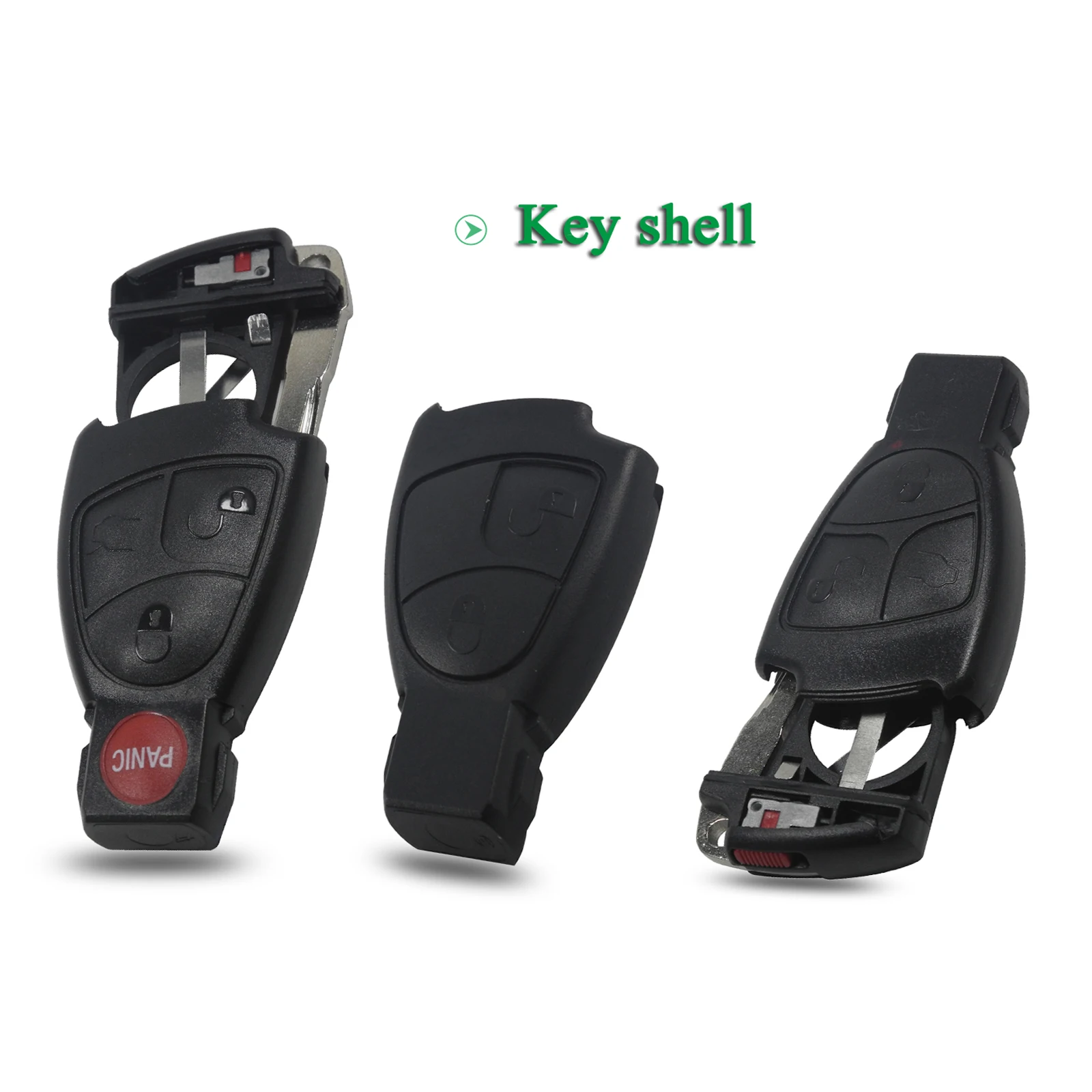 Jingyuqin 2/3/4 кнопки для Mercedes Benz MB C E ML S SL SLK CLK AMG Fob Стандартная замена корпуса |