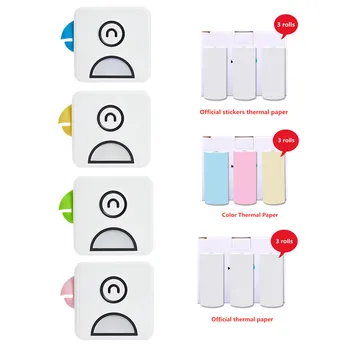 

Poooli Pocket Thermal Printer Mini Inkless 203DPI Bluetooth Printer Wireless Thermal Printer for Android IOS Mobile Phone