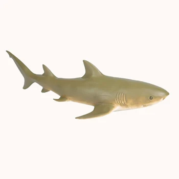 

2Pcs Simulation Marine Animal Model Soft Lemon Shark Ornaments