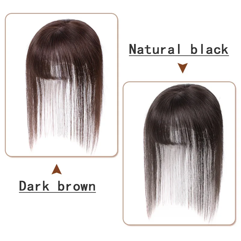 LANLAN имитация челок переиздание прямые волосы Моделирование волосы Редкие белые волосы голова переиздание женский 3D челка парик
