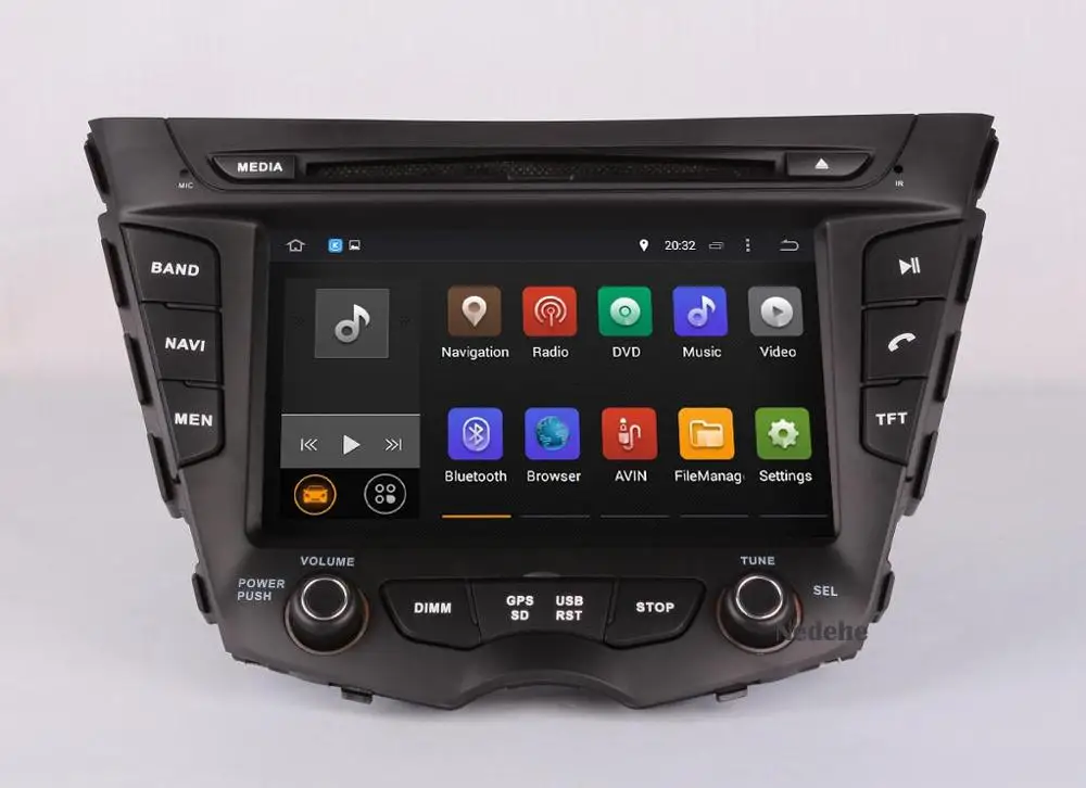 Android 9 ram 4GB Автомобильный dvd-плеер Automedia для hyundai Veloster 2011- gps навигация Мультимедиа Радио магнитофон головное устройство