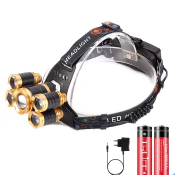 

LED headlamp headlights body motion sensor head lamp head flashlight head for camping fishing 80000 lumens