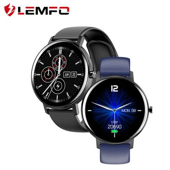 

LEMFO 2020 New Smart Watch Women Men 1.3" Full Touch Round Screen Heart Rate Monitor Fitness Tracker Smartwatch For Ladies