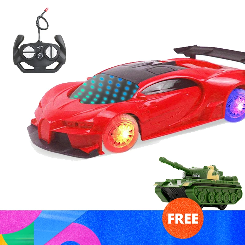 Remote Control Toys Rc Car 3d Lights With The Lights Car Toys Kids Boys  Girls Gift With Flashing Lights Educational Toys Light - Rc Cars -  AliExpress