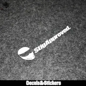 

NO.L084 STIG Approved Top Gear 3M Reflective Stickers MOTO GP Glass Sticker Waterproof Decals Racing Motorcycle Helmet