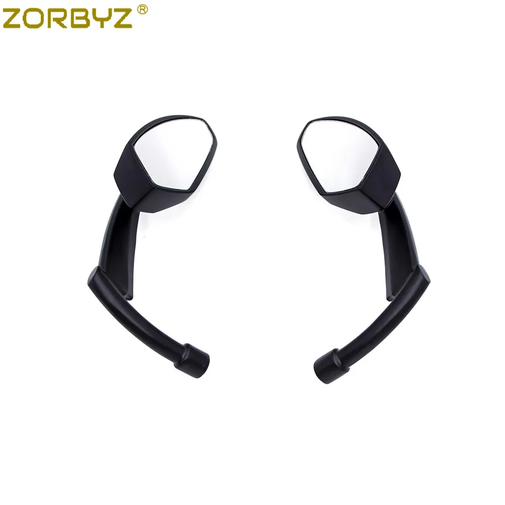 ZORBYZ 오토바이 블랙 블레이드 백미러, 할리, 가와사키, 스즈키, 야마하, 혼다, 쵸퍼, 크루저 투어링용