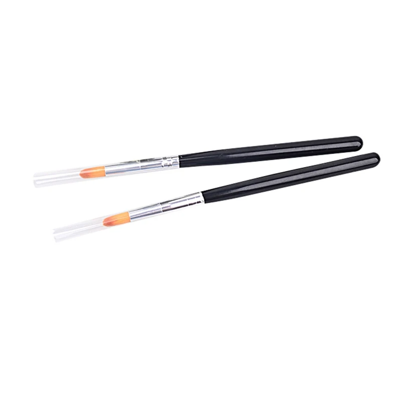 5Pcs Uv Gel Design Brush Nail Art Gradient Painting Pen Drawing Black Diy Handle Manicure Tool | Красота и здоровье