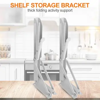 

2pcs Stainless Steel Wall-mounted Organizer Various Specifications Optional Durable Wall Shelf Triangular Storage Rack