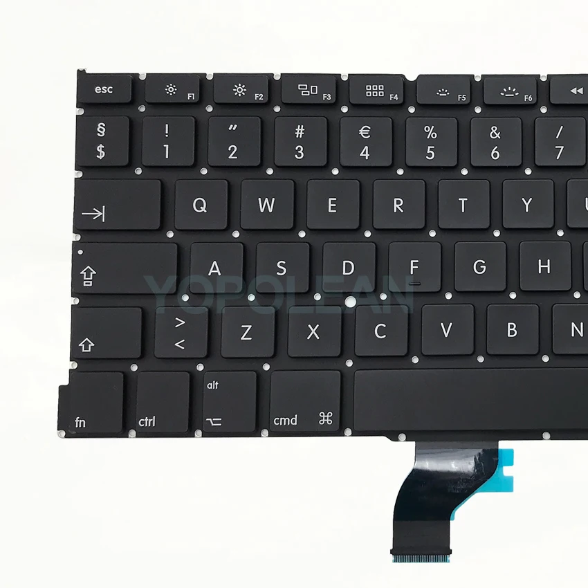 5 шт. новая Датская клавиатура для Macbook Pro retina 1" A1502 2013 лет