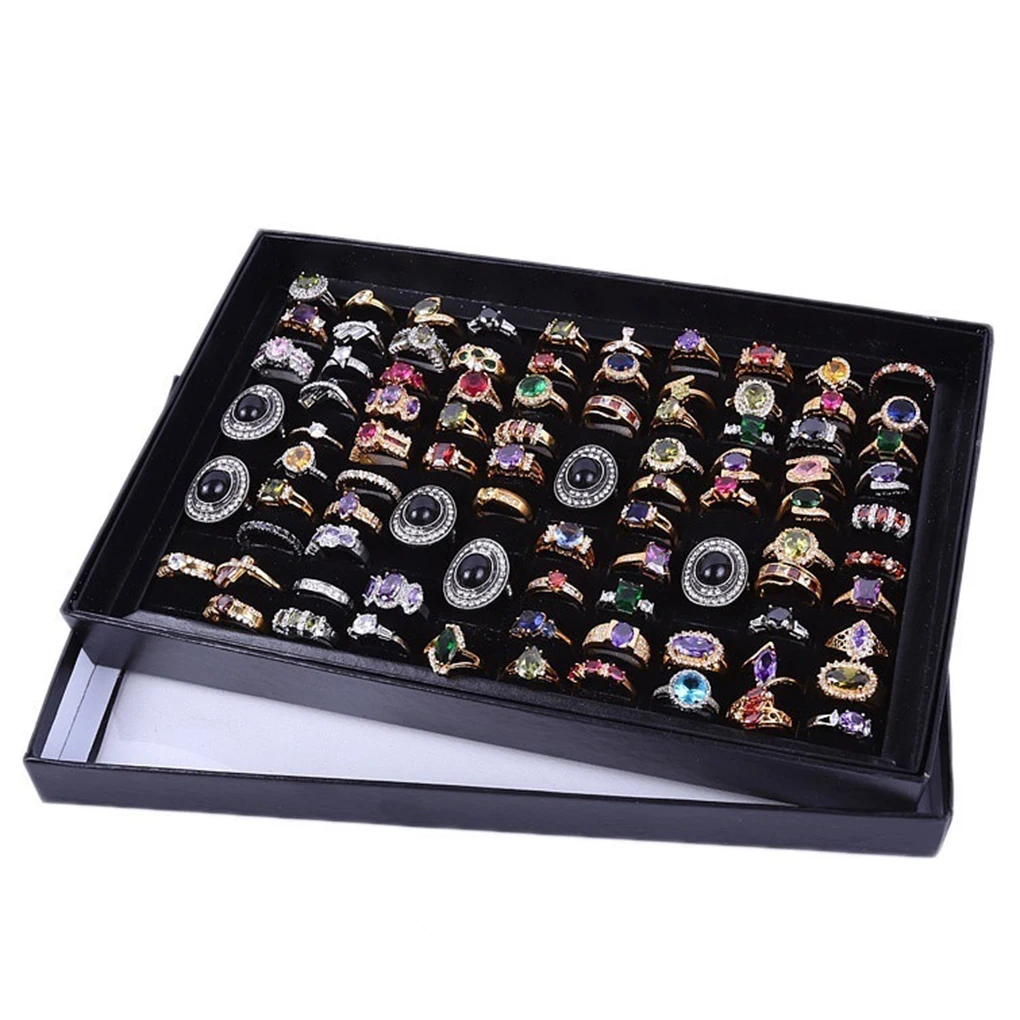 2020 Universal Jewelry Organizer Display Travel Jewelry Case Boxes Portable Jewelry Box Button Leather Storage Zipper Jewelers