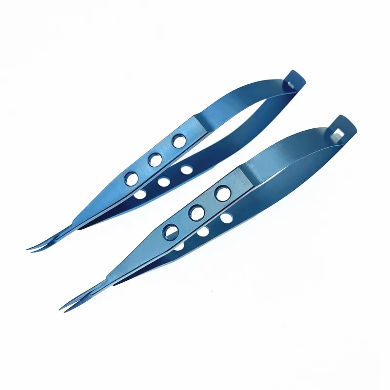 Iris Scissors 105mm Titanium ophthalmic surgical scissors Double eyelid | Красота и здоровье