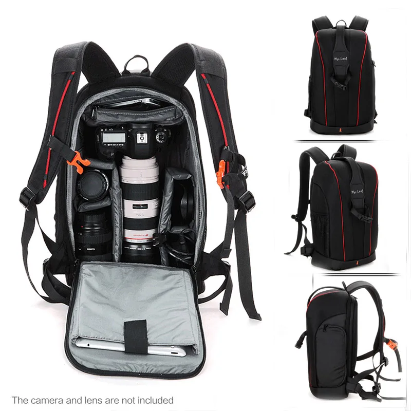 Водонепроницаемый DSLR рюкзак для камеры видео сумка ударопрочный фотографии мягкий для Nikon Canon sony DSLR камеры Объектив Аксессуары