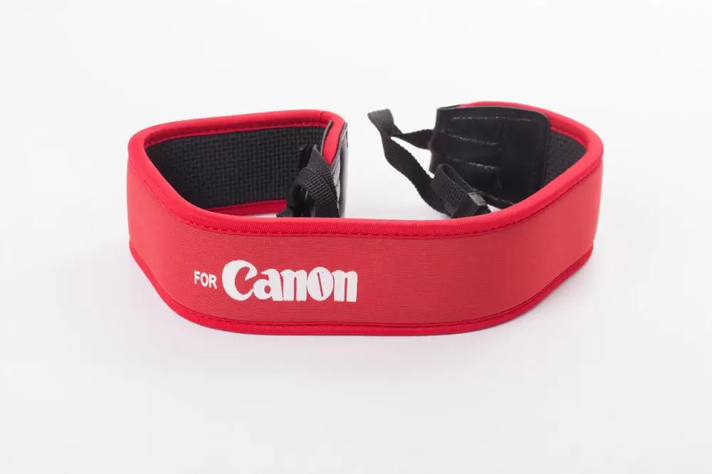 Red Neoprene Shoulder Neck Strap Universal for Canon Camera for EOS 5D 7D 60D 300D 400D 550D 1000D 1100D DSLR camera shoulder strap