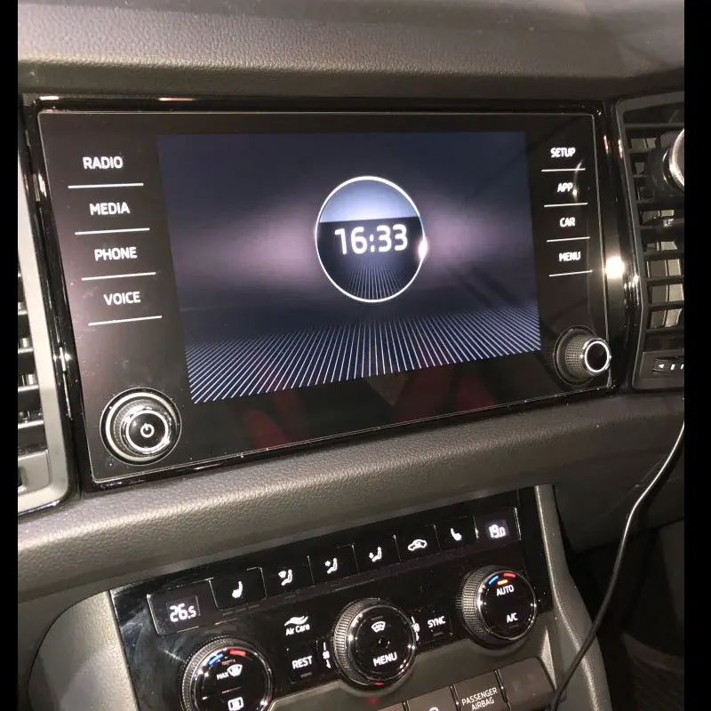 8 дюймов для Skoda Kodiaq Karoq 2017 2019 закаленное стекло Защита экрана навигации