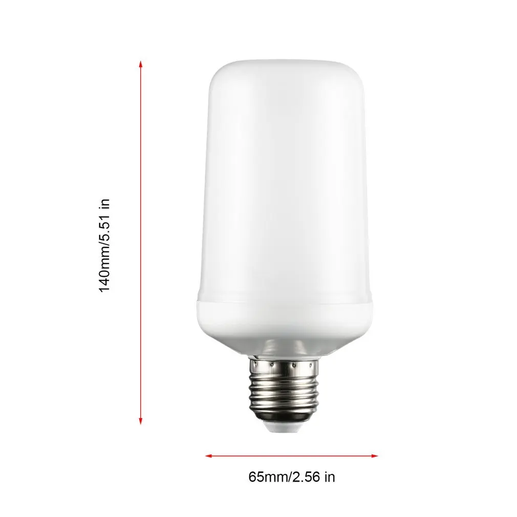 ICOCO E27 SMD2835 светодиодный светильник с пламенным эффектом, светильник без пламени, имитирующий ночной Светильник для рождественского фестиваля, декор для домашнего бара
