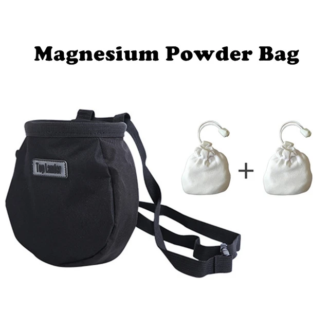 Cinturón de almacenamiento de polvo de magnesio para gimnasio, bolsa de  tiza antideslizante para escalada, gimnasia, levantamiento de pesas, equipo  de escalada - AliExpress