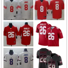Все сшитые мужские wo Мужские Молодежные Детские th Нью-Йорк Майкл Джонс 8 Eli Manning 10 Saquon Barkley 26 Джерси