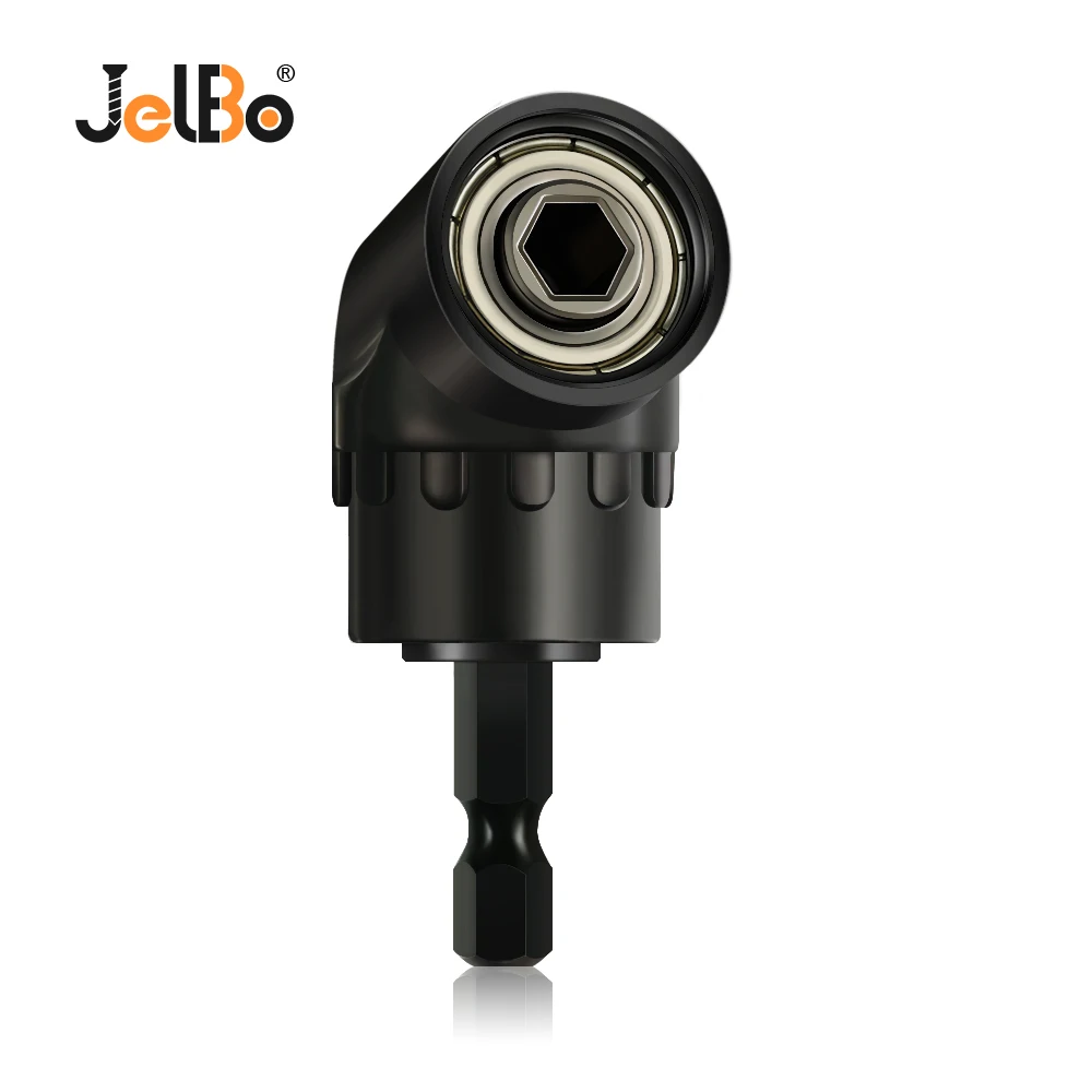 JelBo 105 градусов прямоугольный адаптер сверла с 1/4 ''шестигранным хвостовиком драйвер удлинитель мощность отвертка держатель инструменты