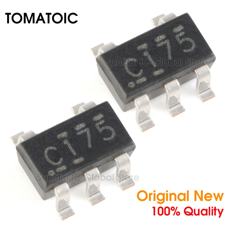 10 шт. SN74LVC1G17DBVR SOT23 SN74LVC1G17 SOT-23-5 один Шмитт-триггер буфер | Электроника
