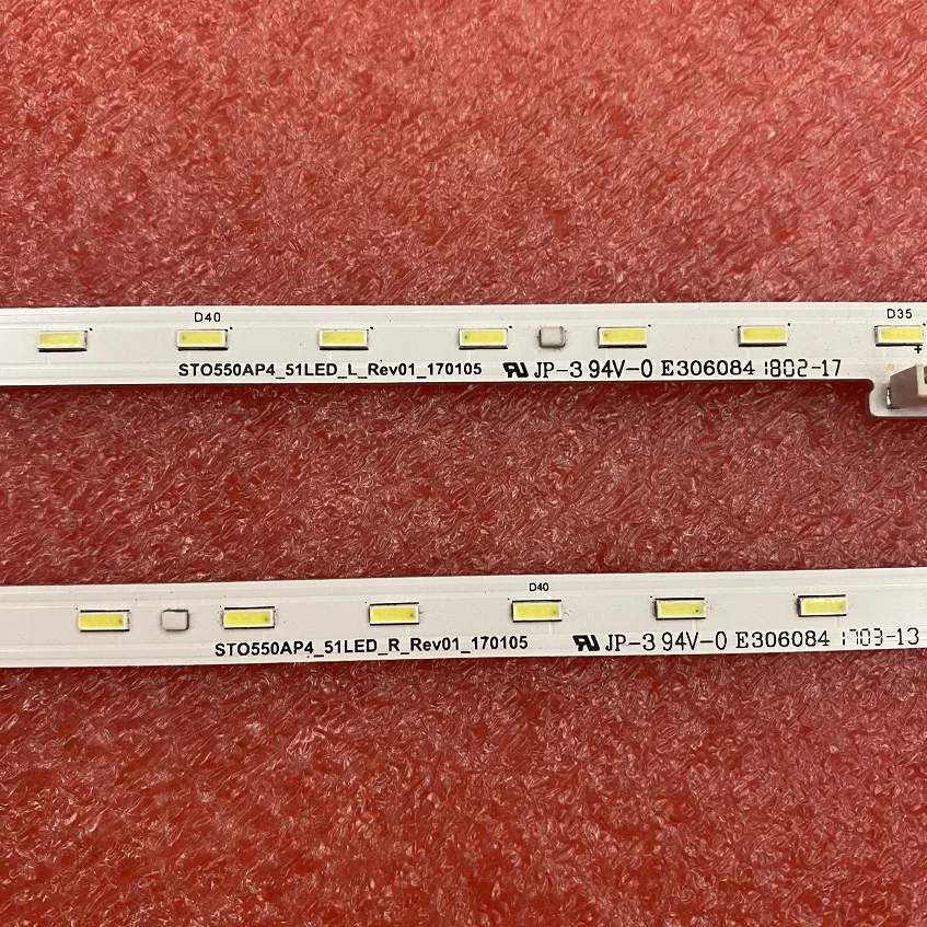 Retroiluminação LED para SONY, XBR-55X800E, XBR-55X805E, KD-55XE8096,
