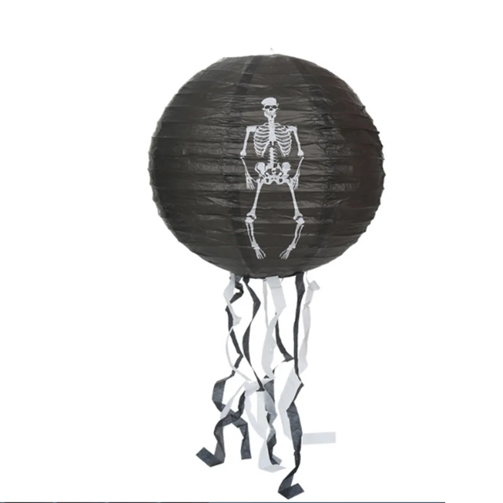 skeleton SOLEDI подвесные украшения для Хэллоуина, бумага для украшения на Хэллоуин, креативный игрушечный знак, фонарь, красивый декор, вечерние украшения для дома - Цвет: skeleton