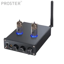 Proster 50 Вт+ 50 Вт цифровой усилитель мощности стерео аудио усилитель 6J4 вакуумные трубки Bluetooth 4,2 приемник с басами и тройной