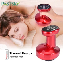 Electric Guasha Massager Scraping Tool Fat Burner Body Slimming Vacuum Cans Cupping Body Massage Negative Pressure Suction Cups