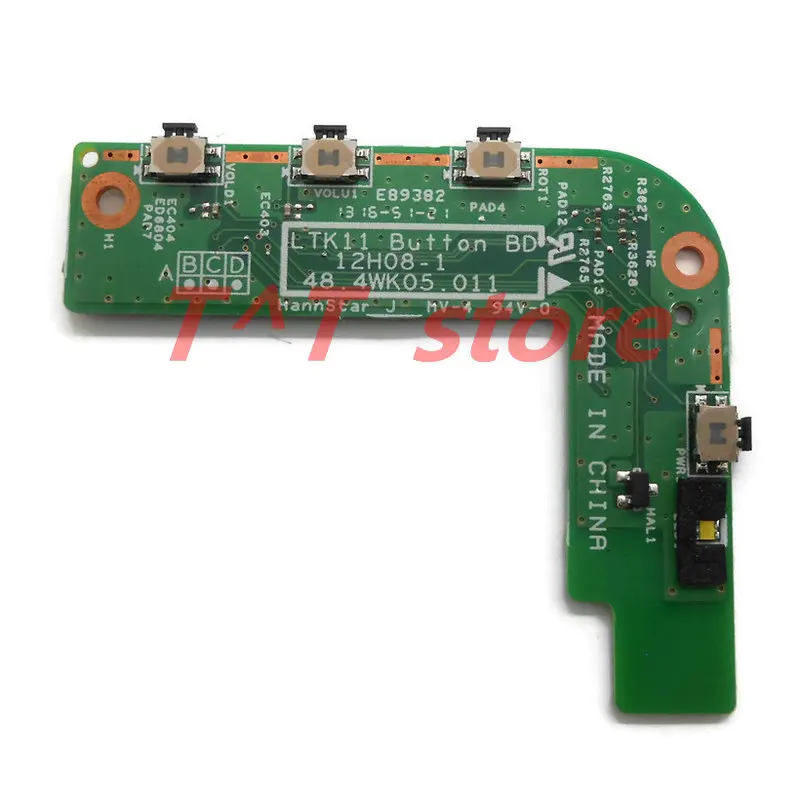 

Original for IdeaTab K3011W K3011W-F LTK11 switch power botton volume control board 48.4WK05.011 works well free shipping
