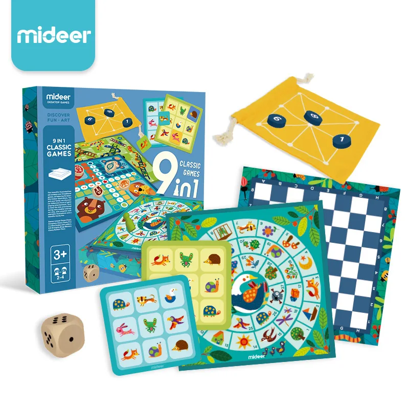

MiDeer Mi Deer Children Multi-functional 9/16-in-One Board Game Parent And Child Educational Early Childhood Chess Toy