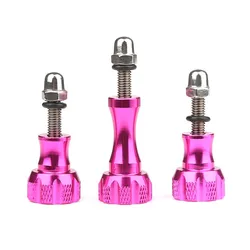 Aluminum Alloy Nut Thumb Screw Mount - Pink color