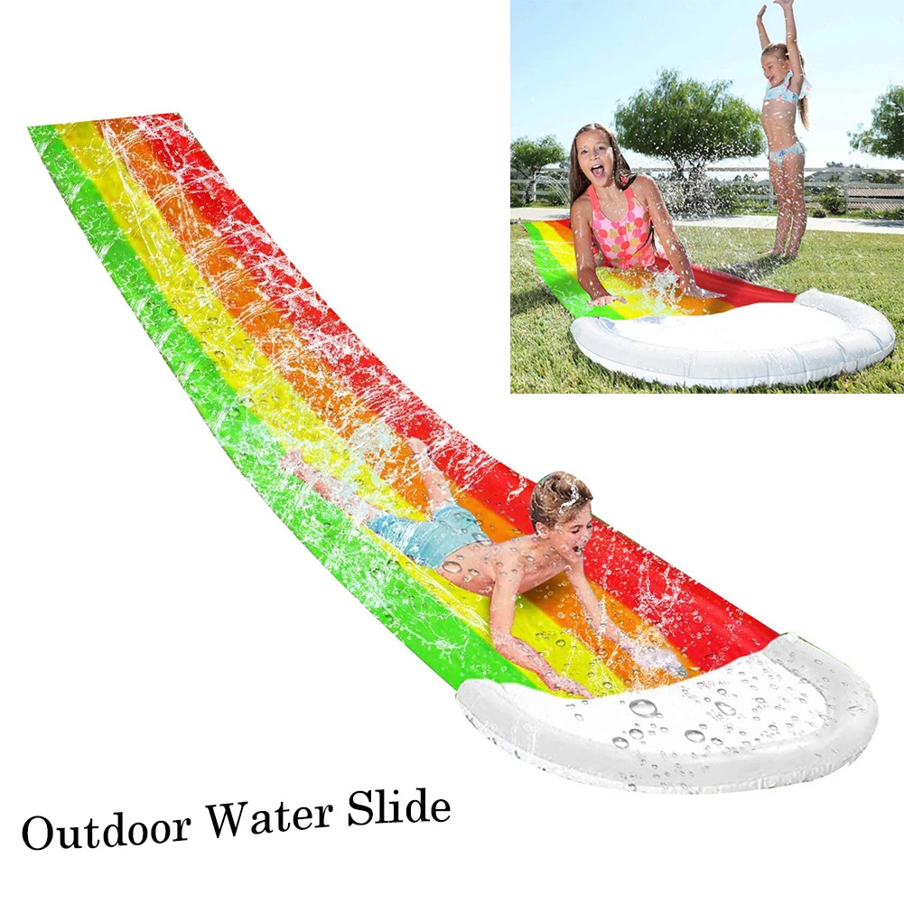 Children Water Slide Pools Inflatable Sprinkler Kids Summer PVC Outdoor