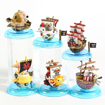 

6pcs/set Pirate Ship One Piece Ship Thousand Sunny Going Merry One Piece Pirate Boat Anime Action Figure PVC Collectible Toys