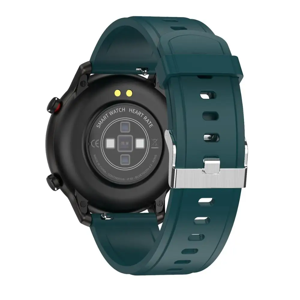 green silicone LEMFO DT78 Смарт часы аксессуары кожаный силикагель ремешок для DT78 Смарт часы - Цвет: green silicone