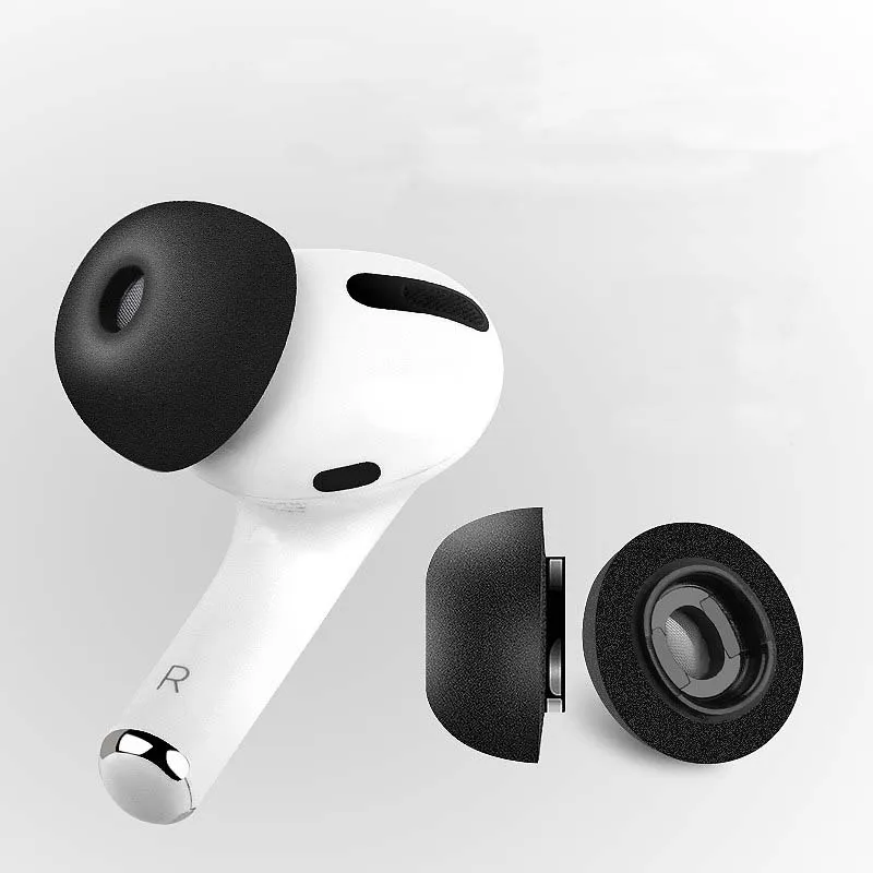 Nuevo más barato! Cubierta de silicona suave para auriculares Airpods Pro ,  Airpods 3, tamaño S/M/L, negro/blanco, 3 pares - AliExpress